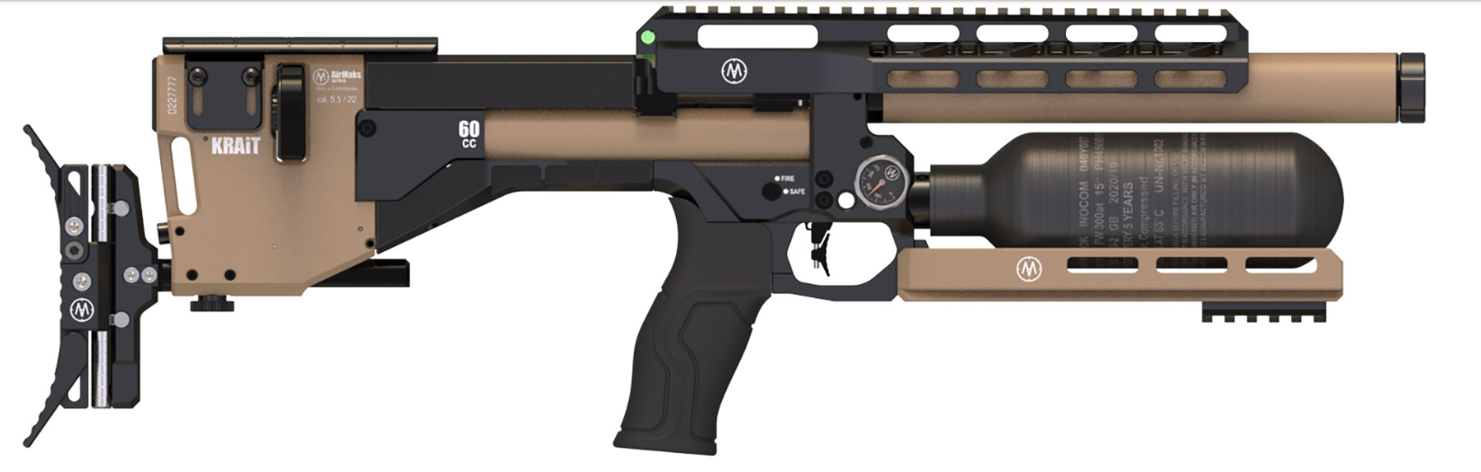 Airmaks Arms Krait Pro Compact .25 Airgun - Image 7