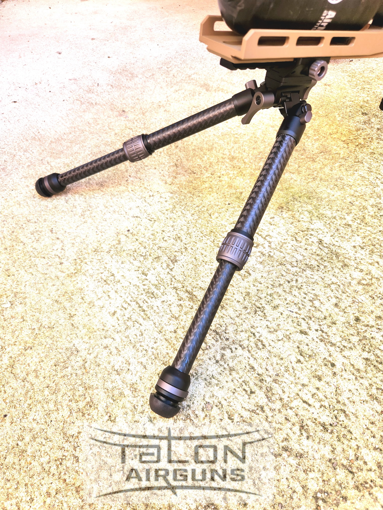 Talon Airguns Carbon Fiber Pro Bipod - Image 2