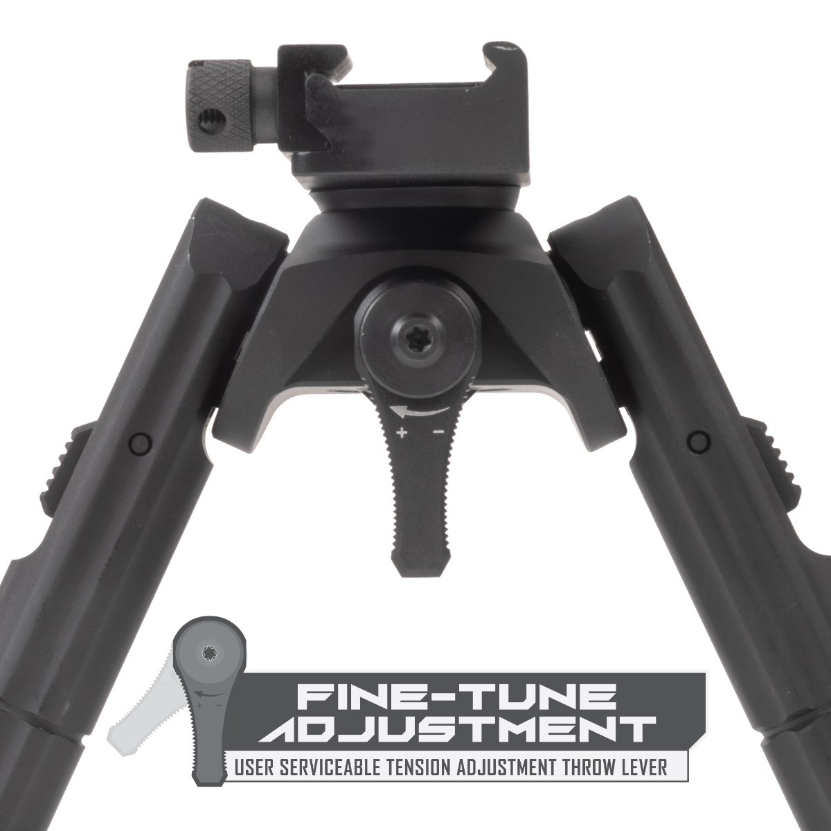 UTG® Recon 360® TL Bipod, 7"-9" Center Height - Image 4